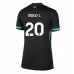 Maillot de foot Liverpool Diogo Jota #20 Extérieur vêtements Femmes 2024-25 Manches Courtes